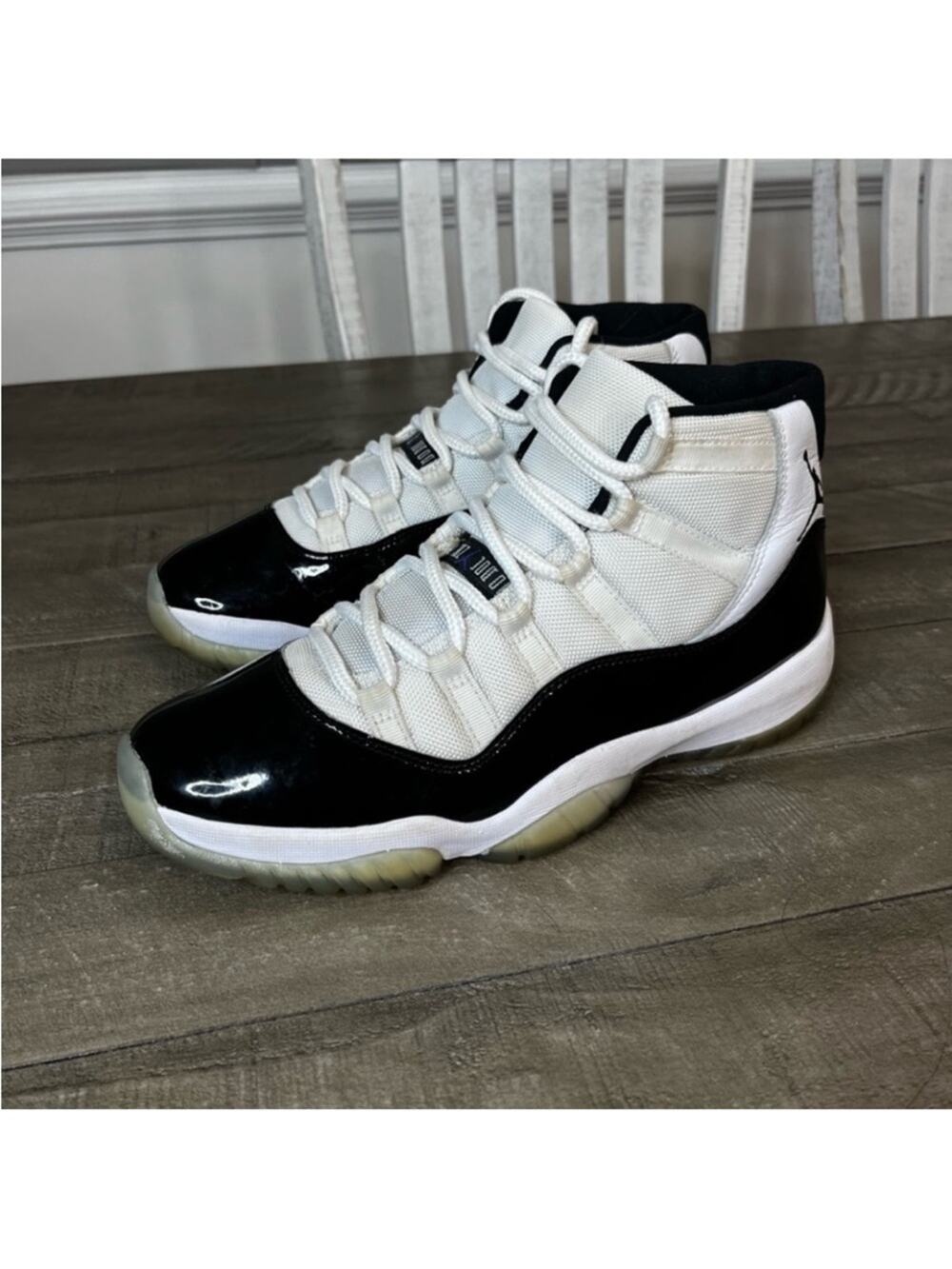 Air Jordan 11 Retro Concord 2018 High Black White 378037-100 Men's Size 8.5